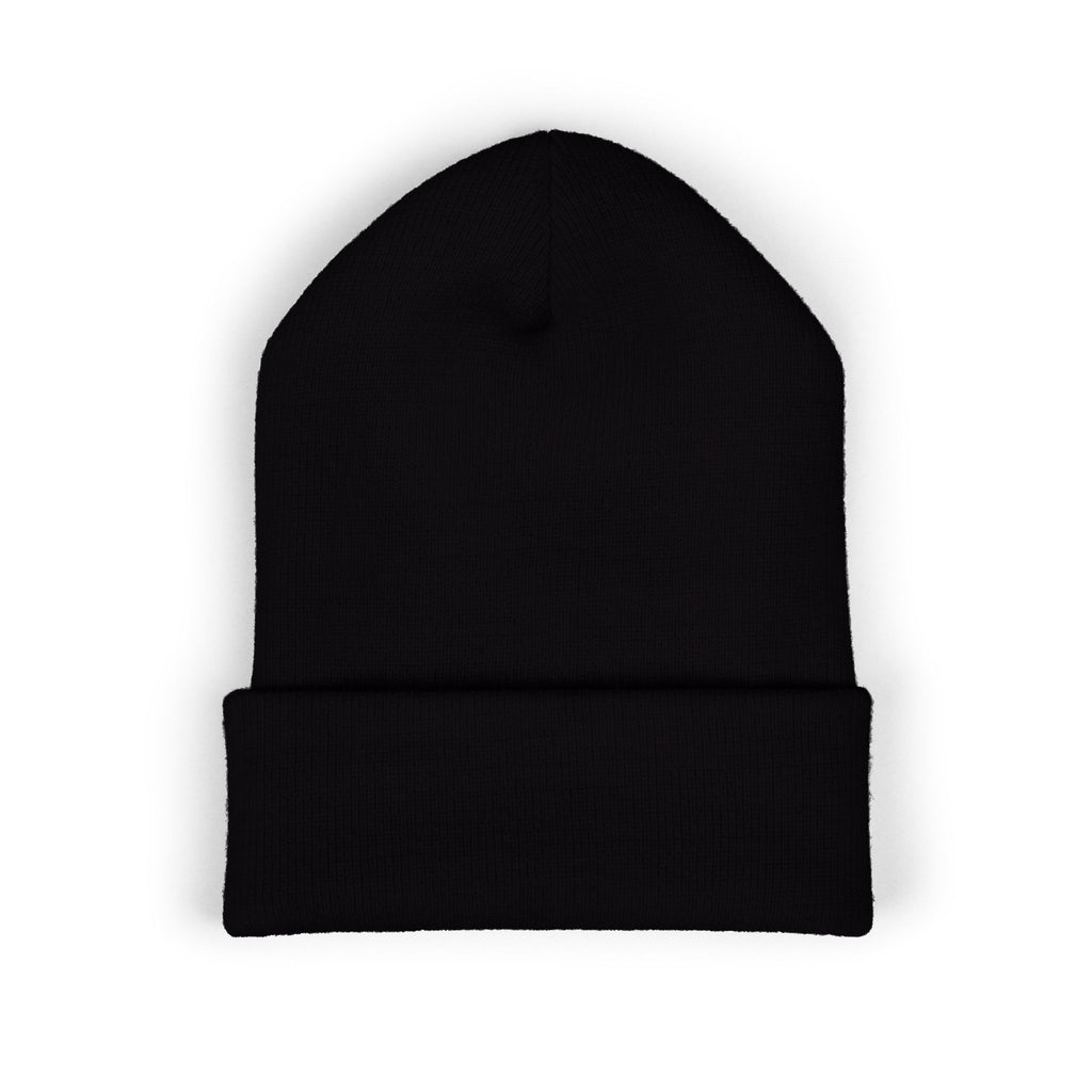 Black Embordered McKee Beanie
