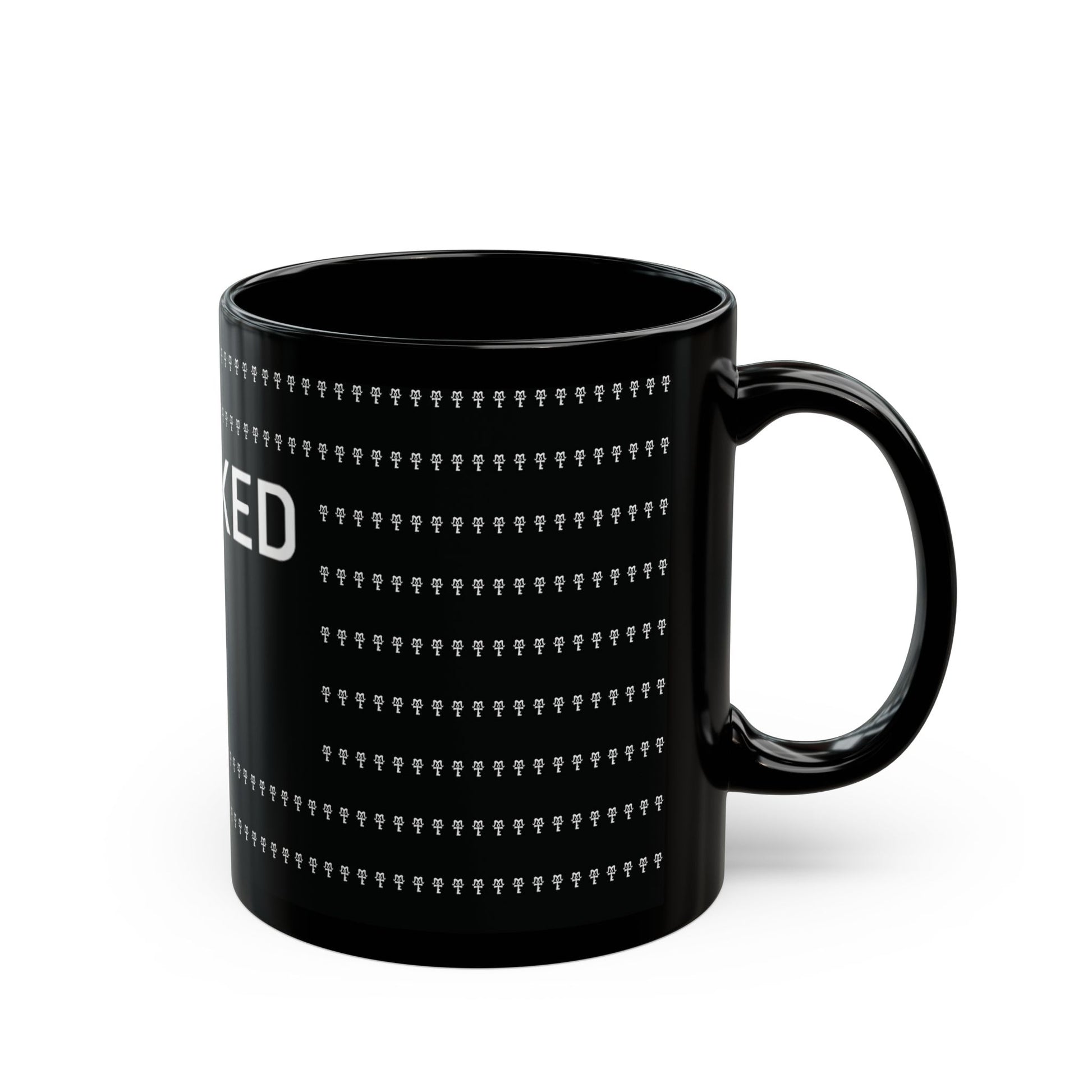 Locked In Daily Black Coffee Mug, Motivational Daily Reminder Mug