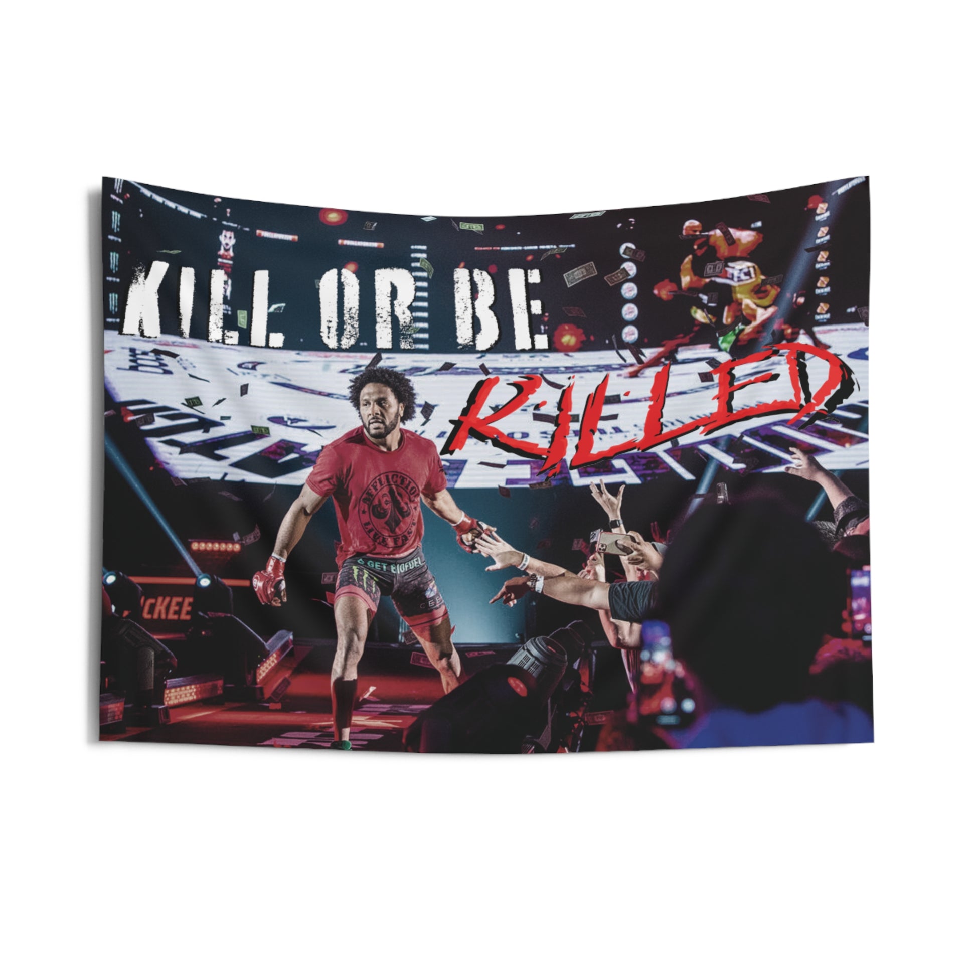 Kill or Be Killed Indoor Wall Tapestry